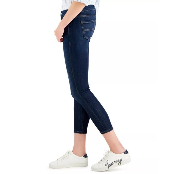 TOMMY HILFIGER JEANS Mid-rise Ankle Jeans - Size 0 / 25 - Picture 3 of 7